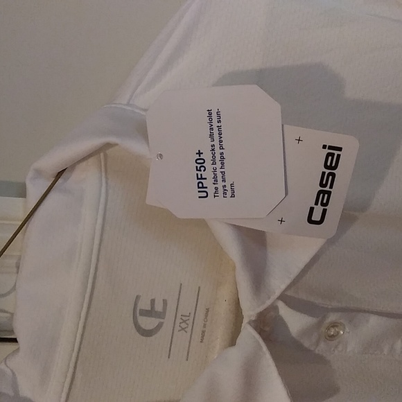 NWT Casei UV protection white polo - Picture 5 of 7